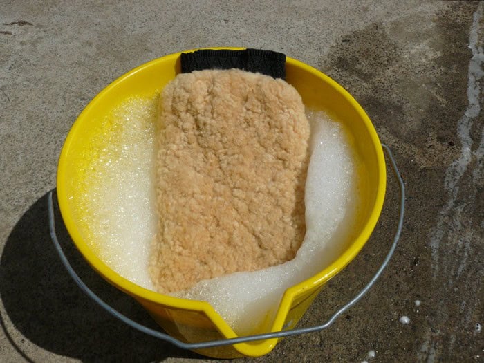 Soapy water